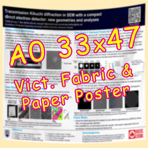 Victoria Paper & Fabric Conference Poster Printing A0 from $60