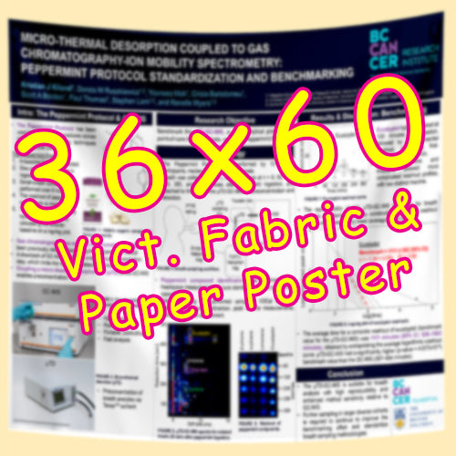 Victoria Paper & Fabric Conference Poster Printing 36x60 from $80