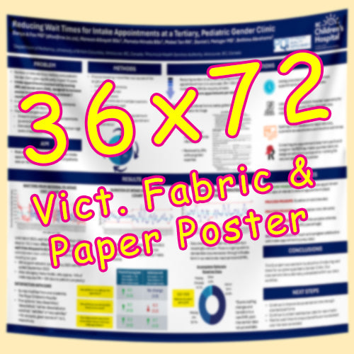 Victoria Paper & Fabric Conference Poster Printing 36x72 from $95
