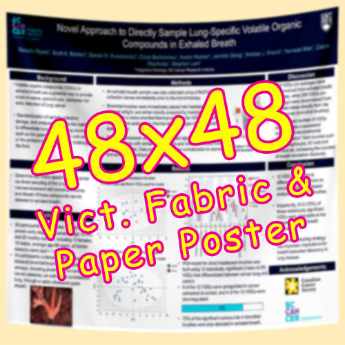 Victoria Paper & Fabric Conference Poster Printing 48x48 from $85