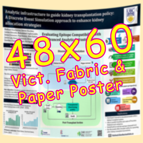 Victoria Paper & Fabri10 Conference Poster Printing 48x60 from $100