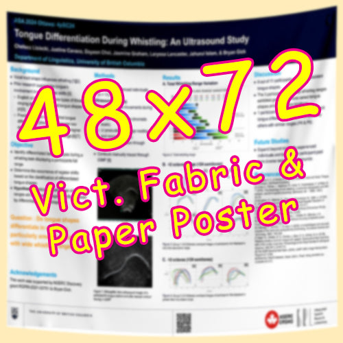 Victoria Paper & Fabric Conference Poster Printing 48x72 from $120