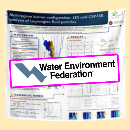 WEFtec 2026 Scientific Conference Poster, (48x96 $115 Discounted US Fabric / Paper Chicago Research Poster)