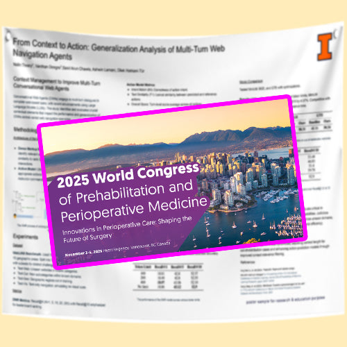 World Congress of Prehabilitation 2025 Research Poster 36x48 Downtown Pickup