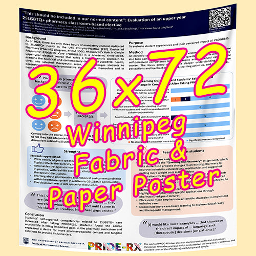 Winnipeg Paper & Fabric Conference Poster Printing 36x72 from $95