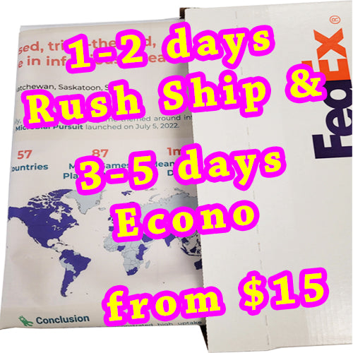 Fabric Poster 1-2 day Rush Overnight and 3-5 day Econo