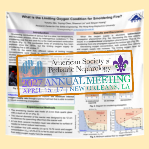 ASHRAE Annual Conference Poster - US Scientific Fabric / Paper Poster (44x44 $55 usd - Discounted US New Orleans Louisiana Research Poster)