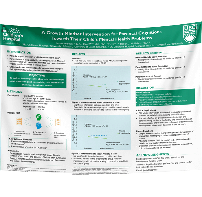 BCCHR Research Paper & Fabric Poster - $70 (A0-33x47) Children Hospital