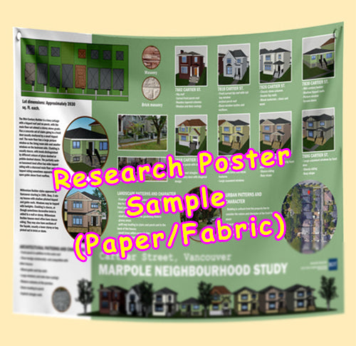 BCIT Research Paper & Fabric Poster - $130 (48x72)