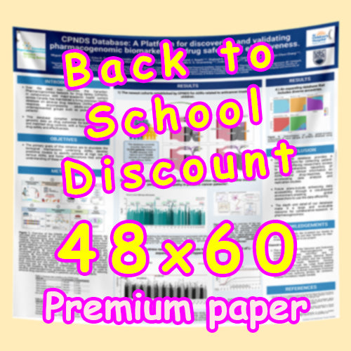 Back to school Poster Promo - Research Poster (Premium Paper 48x60) from $75