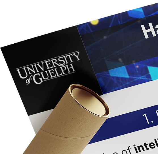 University of Guelph Research Paper & Fabric Poster - 48x36