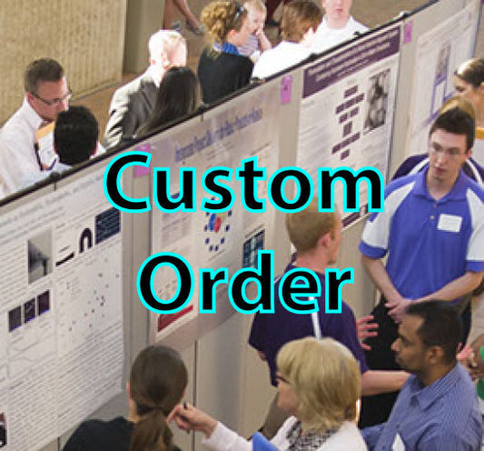 q34 Conference Poster custom size + deliver to downtown hotel