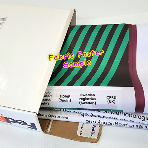 Fast Fabric Poster Shipping to Direct Business / Home Address