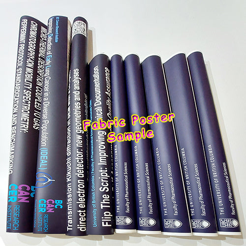 High Quality Fabric Poster Printing with Precise Corporate Blue Color (Heavy Solid Dark Blue Corporate Color)