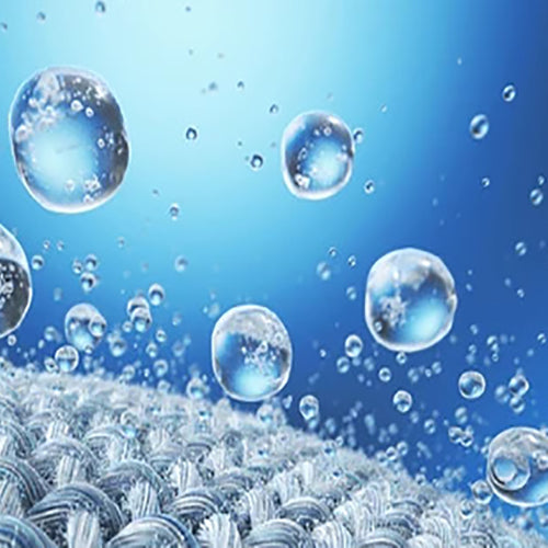 Fabric Research Poster Printed with variable sized Ink Droplets (3D Printing)