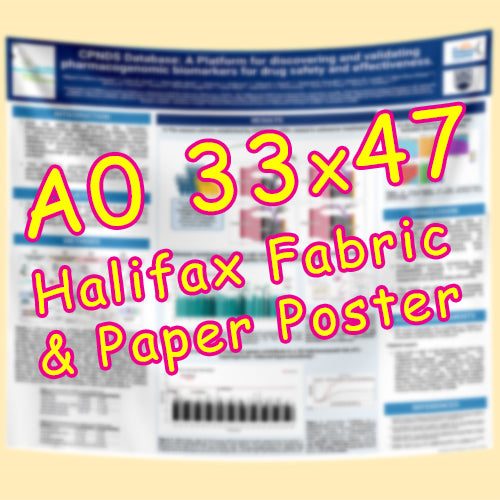 Cheapest Research Poster Printing in Halifax A0 33x47 from $85