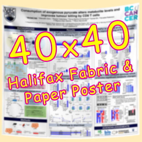 Cheapest Research Poster Printing in Halifax 40x40 from $95