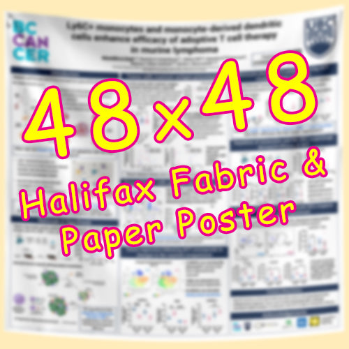 Cheapest Research Poster Printing in Halifax 48x48 from $105