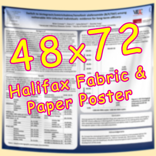 Cheapest Research Poster Printing in Halifax 48x72 from $145