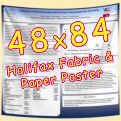 Cheapest Research Poster Printing in Halifax 48x84 from $165
