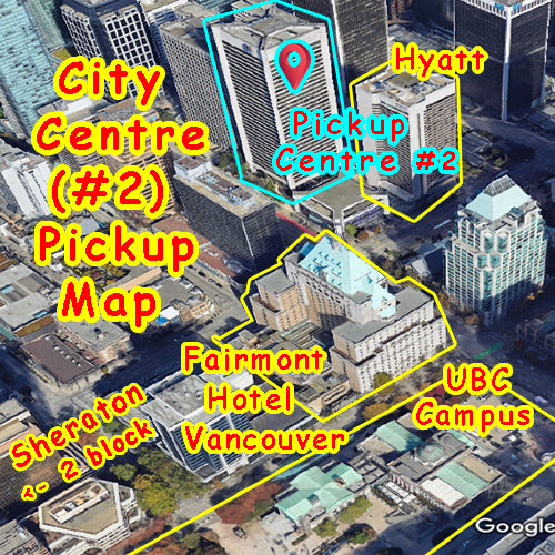 Poster Pickup for UBC Campus - Hyatt - Fairmont Vancouver - Sheraton