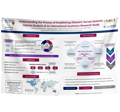 McMaster University Research Paper & Fabric Poster $110 (48x60)