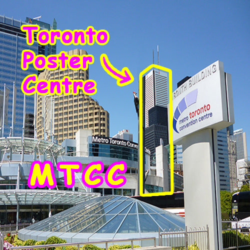 WPC Toronto Conference Poster FABRIC (42x48 $85 cad) Downtown Pickup near MTCC