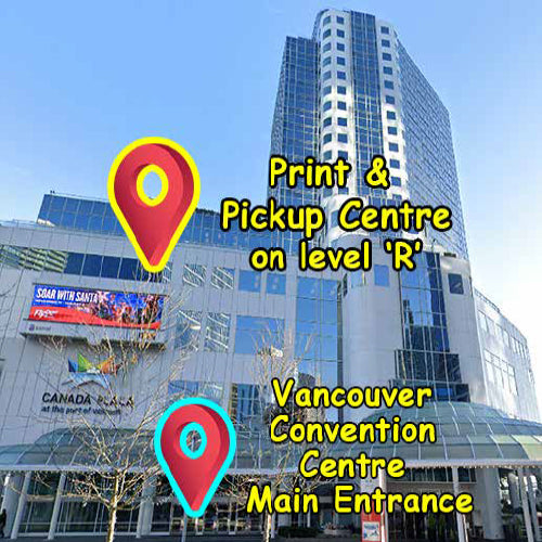 Poster Pickup in Vancouver Convention Centre