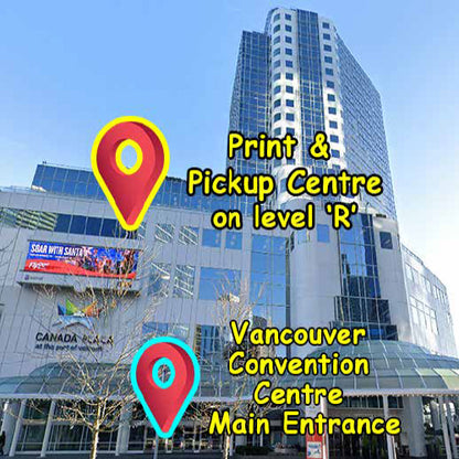 Poster Pickup in Vancouver Convention Centre