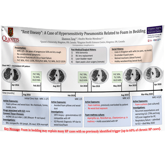 Queen's University Research Paper & Fabric Poster - $170 48x96