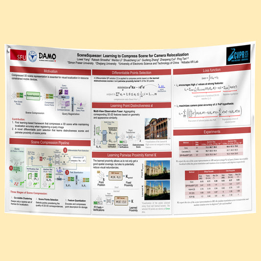 SFU Research Paper & Fabric Poster - $130 (48x72)