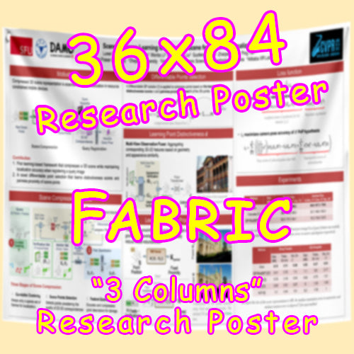 FABRIC Research Poster x-Large (36x84) - Fabric $145/145 (Van)