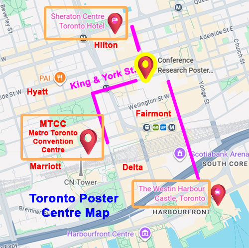 Toronto Conference Poster Centre - providing Poster Service to MTCC, Sheraton Centre and Westin Harbour Castle