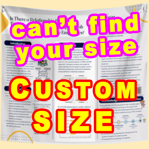 Conference Poster - we do custom Trim Down Size for US & Canada Poster