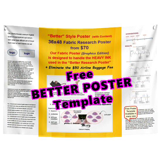 Free BETTER POSTER Template 36x48-40h - Egg Yolk