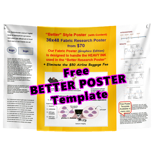 Free BETTER POSTER Template 36x48-40h - Egg Yolk