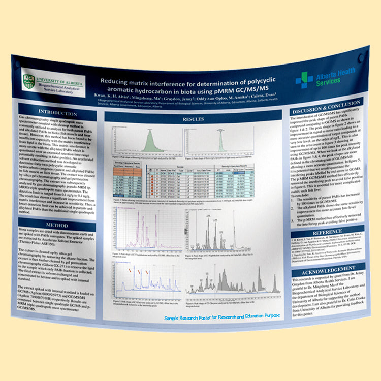 University of Alberta Research Paper & Fabric Poster - 48x60