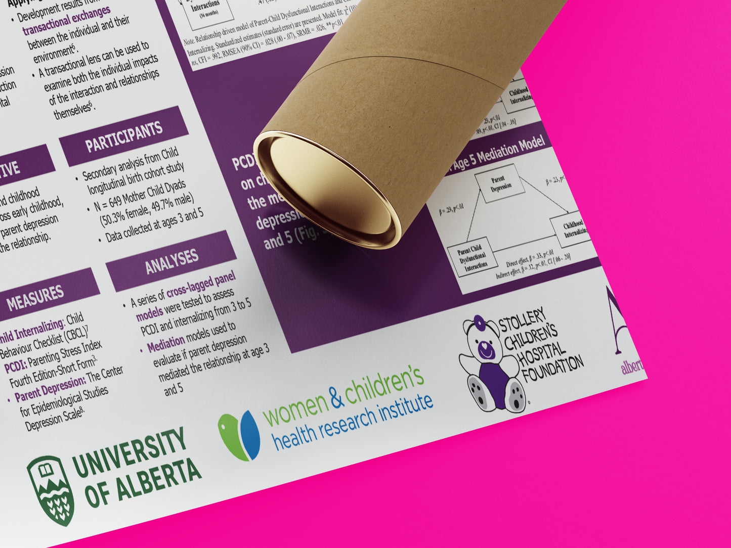 University of Alberta Research Paper & Fabric Poster - 48x72