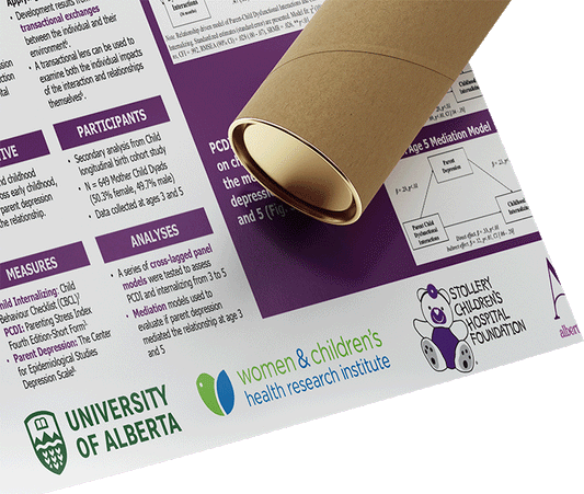 Edmonton University / AHS Alberta Health / Scientific Research Poster (48x60)