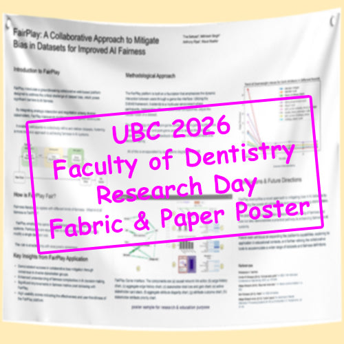 Cheapest UBC Dentistry Research Day Poster 2026 Fabric / Paper Conference Research Poster in Vancouver