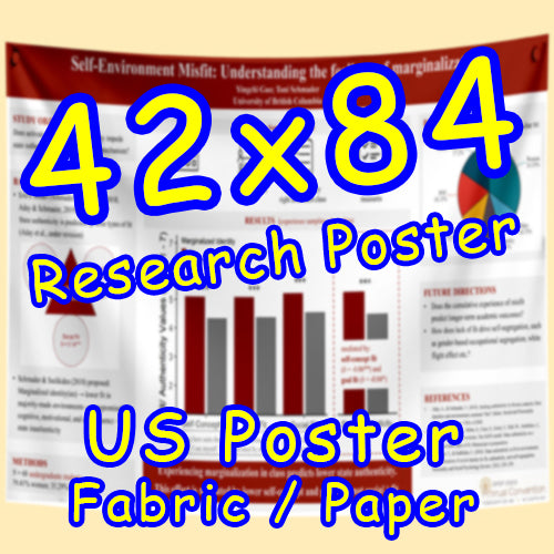 US Fabric / Paper Research Poster (42x84 $100)
