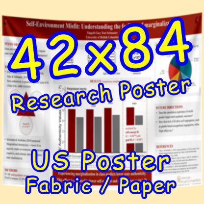 US Fabric / Paper Research Poster (42x84 $100)