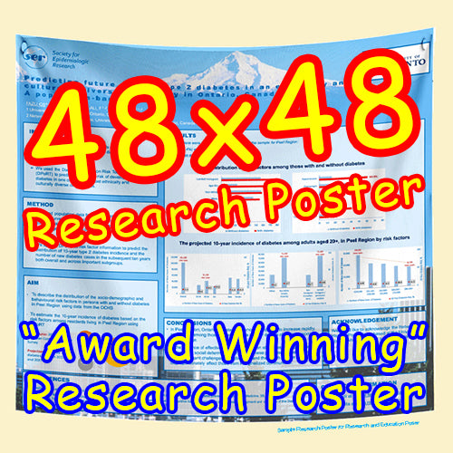 US Fabric / Paper Research Poster (48x48 $65)