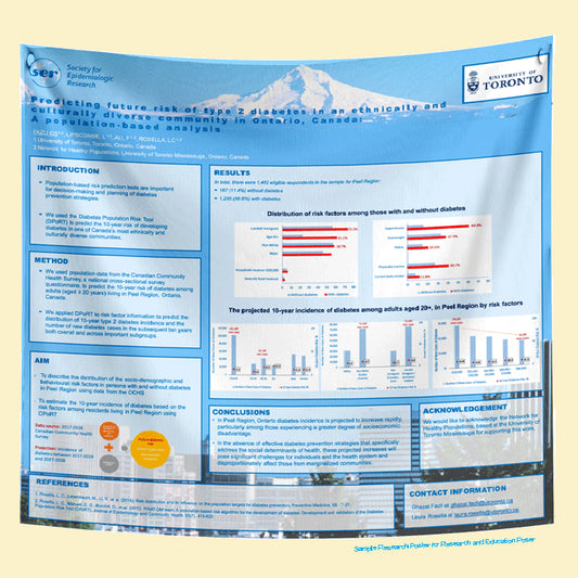 University of Toronto Research Paper & Fabric Poster $70 (48x36)