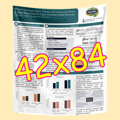 Fabric / Paper Research Poster Printing in Canada 42x84