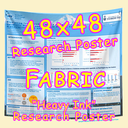 FABRIC Research Poster Sq. (48x48) - Fabric $85/95 (Van)