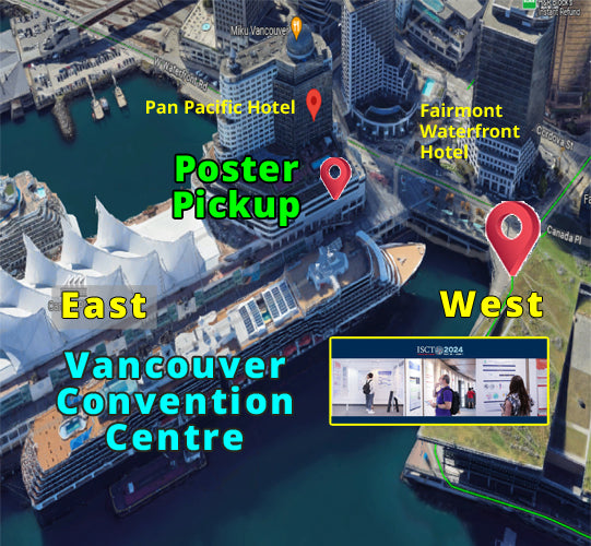 Easy ISCT 2024 Research Poster Pickup at Vancouver Convention Centre E.