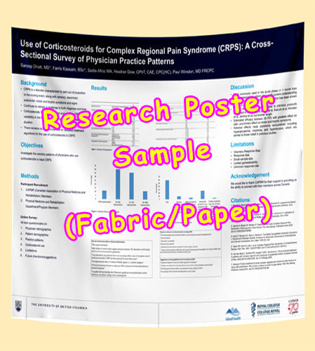 UVIC Research Paper & Fabric Poster - $130 (48x72)