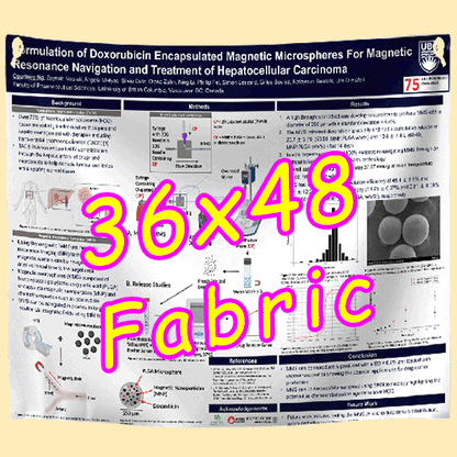 Fabric / Paper Research Poster Printing in Canada 36x48